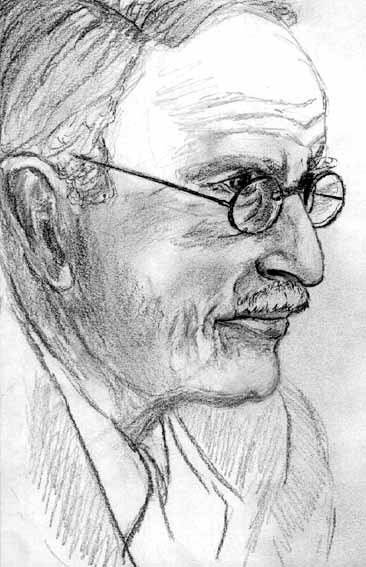 Retrato de Carl Gustav Jung
